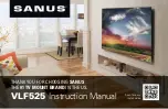 Предварительный просмотр 1 страницы Sanus VLF525 Instruction Manual