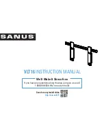 Sanus VLT16 Instruction Manual предпросмотр