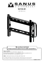 Sanus VLT35-B1 Manual предпросмотр