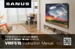 Sanus VMF518 Instruction Manual предпросмотр