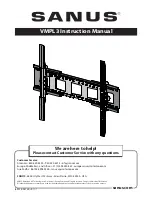 Предварительный просмотр 1 страницы Sanus VMPL3 Instruction Manual