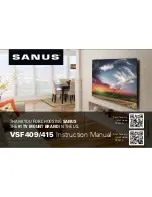 Sanus VSF409 Instruction Manual предпросмотр