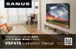 Sanus VSF415 Instruction Manual preview