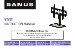 Предварительный просмотр 1 страницы Sanus VTVS1 Instruction Manual