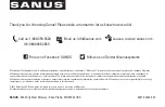 Предварительный просмотр 32 страницы Sanus VXT5 Instruction Manual