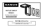 Предварительный просмотр 1 страницы Sanus WSOS1 Instruction Manual