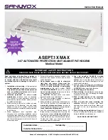 Sanuvox ASEPT.1X Instruction Manual preview