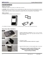 Preview for 4 page of Sanuvox P900-GX Instruction Manual