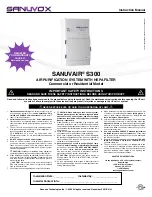 Preview for 1 page of Sanuvox S300 Instruction Manual