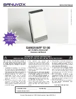 Sanuvox SANUVAIR S100 Instruction Manual preview