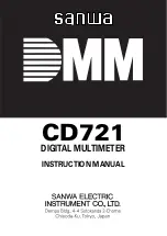 Preview for 17 page of Sanwa CD721 Manual