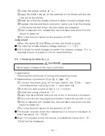 Preview for 40 page of Sanwa CD731A Instruction Manual