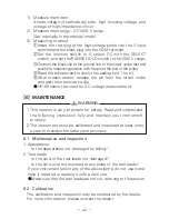 Preview for 46 page of Sanwa CD731A Instruction Manual