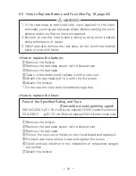 Preview for 47 page of Sanwa CD731A Instruction Manual