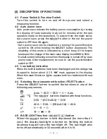 Preview for 9 page of Sanwa DCM2000DR Instruction Manual