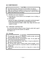 Preview for 24 page of Sanwa DCM2000DR Instruction Manual