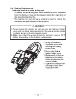 Preview for 25 page of Sanwa DCM2000DR Instruction Manual