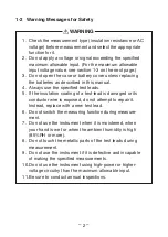 Preview for 3 page of Sanwa DG251 Instruction Manual