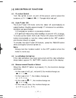 Предварительный просмотр 9 страницы Sanwa DMM PC520M Instruction Manual