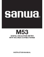 Preview for 21 page of Sanwa M53 Instruction Manual