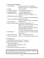 Preview for 37 page of Sanwa M53 Instruction Manual