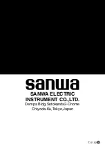 Предварительный просмотр 46 страницы Sanwa PC5000 Instruction Manual