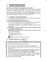 Preview for 4 page of Sanwa PC5000a Instruction Manual