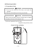 Предварительный просмотр 26 страницы Sanwa PC720M Instruction Manual