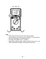 Предварительный просмотр 49 страницы Sanwa PC720M Instruction Manual