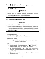 Предварительный просмотр 50 страницы Sanwa PC720M Instruction Manual