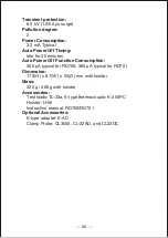 Preview for 29 page of Sanwa RD700 Instruction Manual