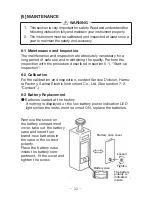 Предварительный просмотр 36 страницы Sanwa SE9100 Instruction Manual