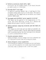 Preview for 29 page of Sanwa YX-361TR Instruction Manual