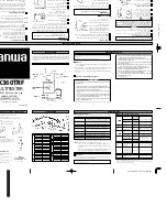 Предварительный просмотр 1 страницы Sanwa YX360TRF Instruction Manual