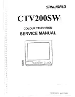 Sanworld CTV200SW Service Manual предпросмотр