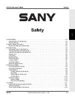 Предварительный просмотр 27 страницы SANY SY50U Operation And Maintenance Manual