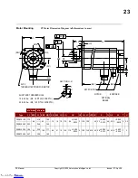 Предварительный просмотр 23 страницы Sanyo Denki P20B10150D Installation And Operation Manual