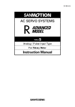 Sanyo Denki Sanmotion R Instruction Manual предпросмотр