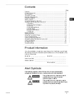 Предварительный просмотр 3 страницы Sanyo 09KLS71 Instruction Manual