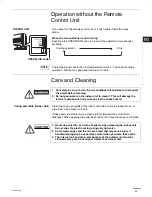 Предварительный просмотр 21 страницы Sanyo 09KLS71 Instruction Manual