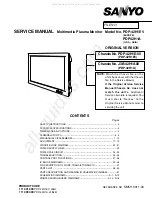 Предварительный просмотр 1 страницы Sanyo 1 114 019 00 Service Manual