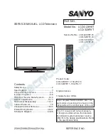 Sanyo 1-130-255-16 Service Manual preview