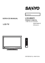 Предварительный просмотр 1 страницы Sanyo 1 682 351 34 Service Manual