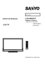 Preview for 1 page of Sanyo 1 682 351 37 Service Manual