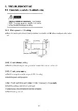 Предварительный просмотр 137 страницы Sanyo 1 852 351 85 Technical & Service Manual