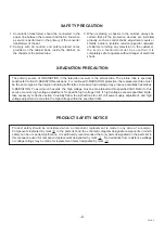 Preview for 2 page of Sanyo 1113 27004 Service Manual