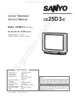 Preview for 1 page of Sanyo 1113 27115 Service Manual