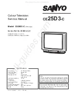 Sanyo 1113 27115 Service Manual preview