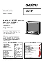 Предварительный просмотр 1 страницы Sanyo 111320506 Original Manual