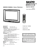 Preview for 1 page of Sanyo 113003004 Service Manual